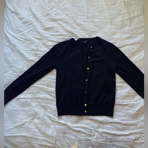 *JCrew* Black Cardigan - Classic with golden buttons
